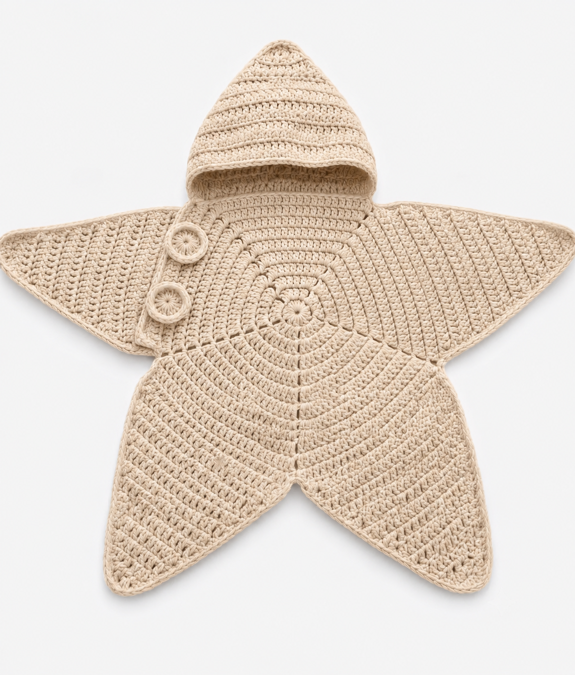 Star Pattern Crochet Baby Outfit