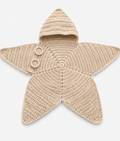 Star Pattern Crochet Baby Outfit