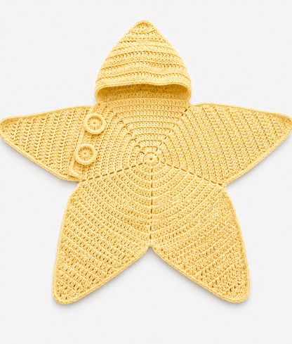 Star Pattern Crochet Baby Outfit