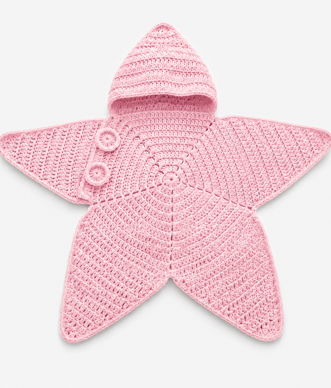 Star Pattern Crochet Baby Outfit