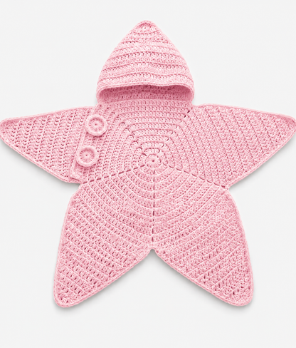 Star Pattern Crochet Baby Outfit